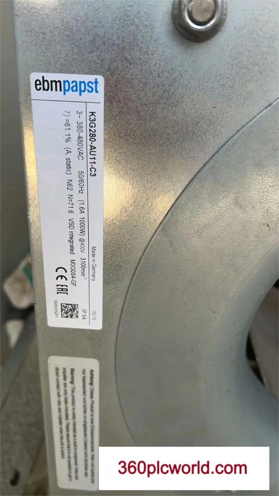 1 件适用于 Ebmpapst K3G280-AU11-C3 二手 mx4