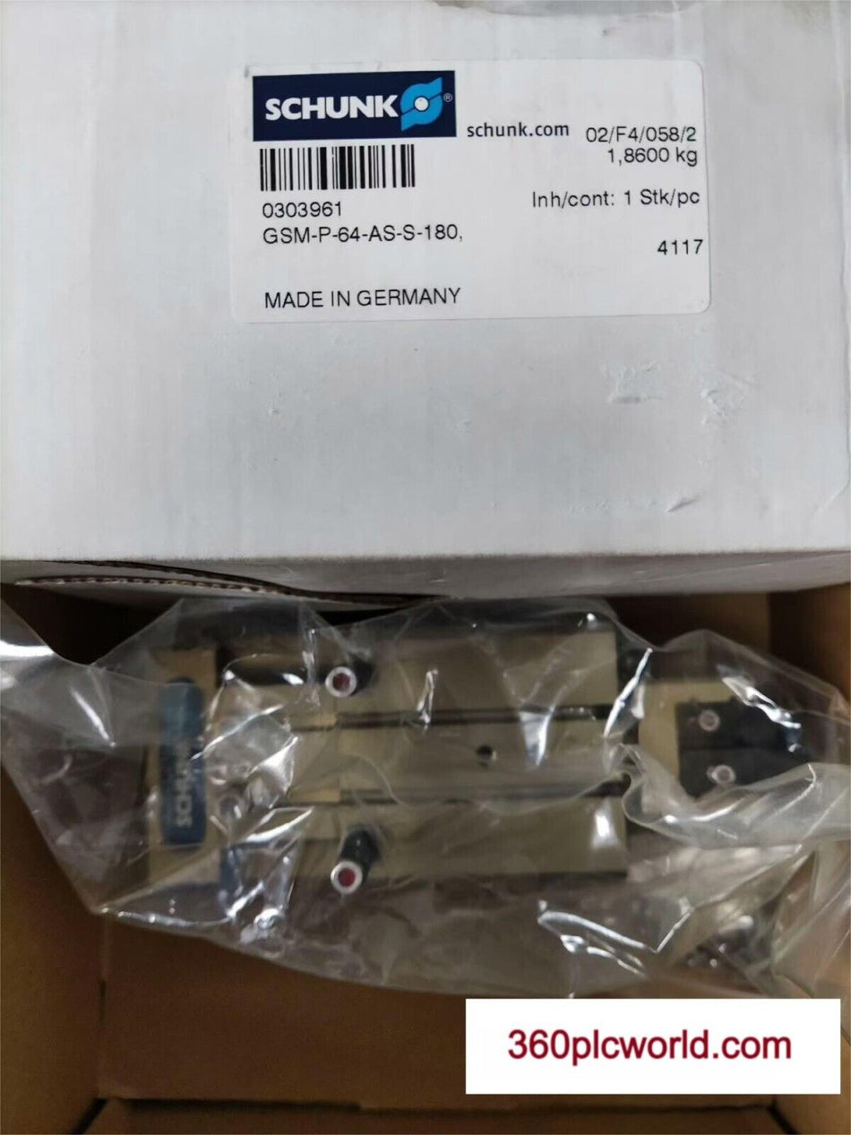 1 PC PARA SCHUNK GSM-P-64-AS-S-180 0303961 NOVO GSMP64ASS180 0303961
