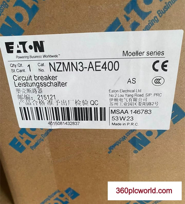 1PC FOR EATON  MOELLER NZMN3-AE400 NEW NZMN3AE400