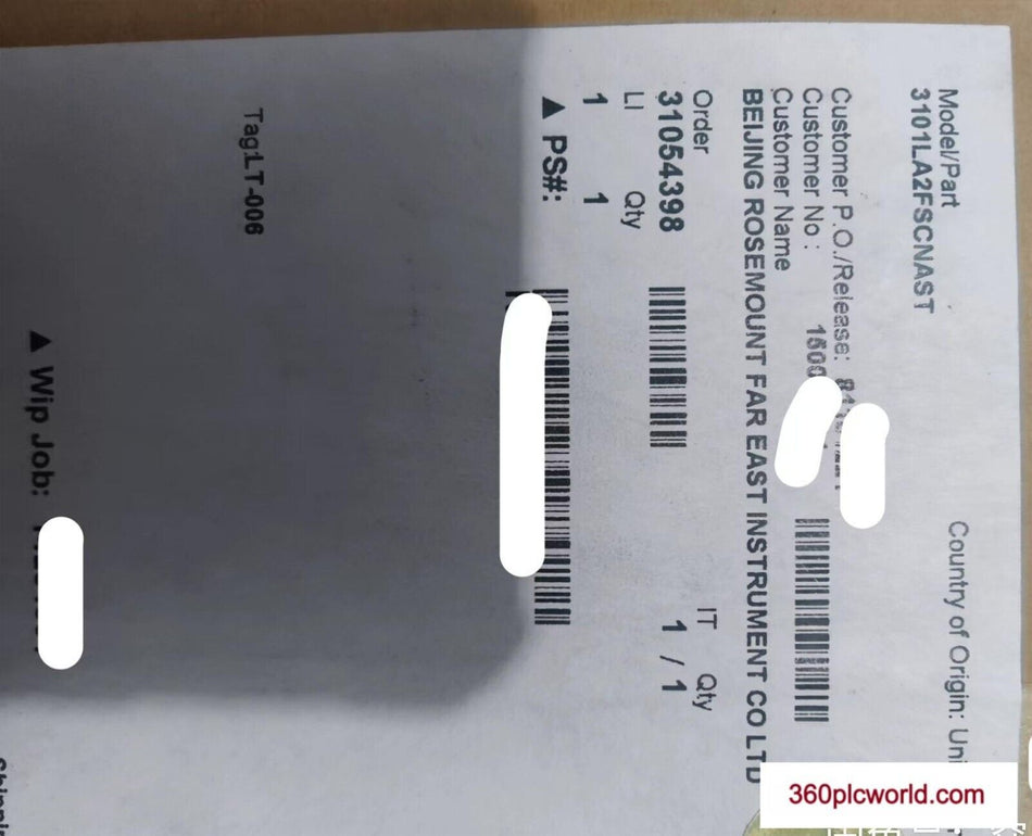 1PC FOR Rosemount 3101LA2FACNAST NEW