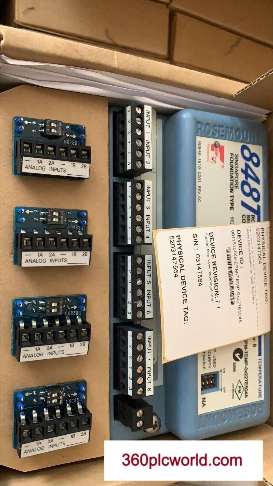 1 件适用于 Rosemount 848TFNAS002 全新