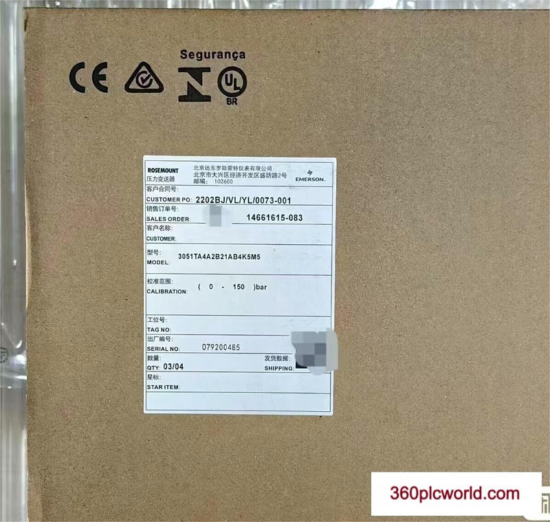 1PC FOR Rosemount 3051TA4A2B21AB4K5M5 NEW
