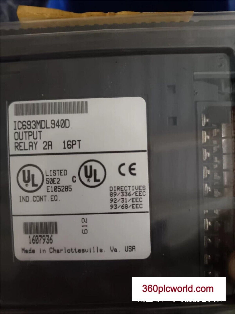 1 件适用于 GE IC693MDL940D 全新