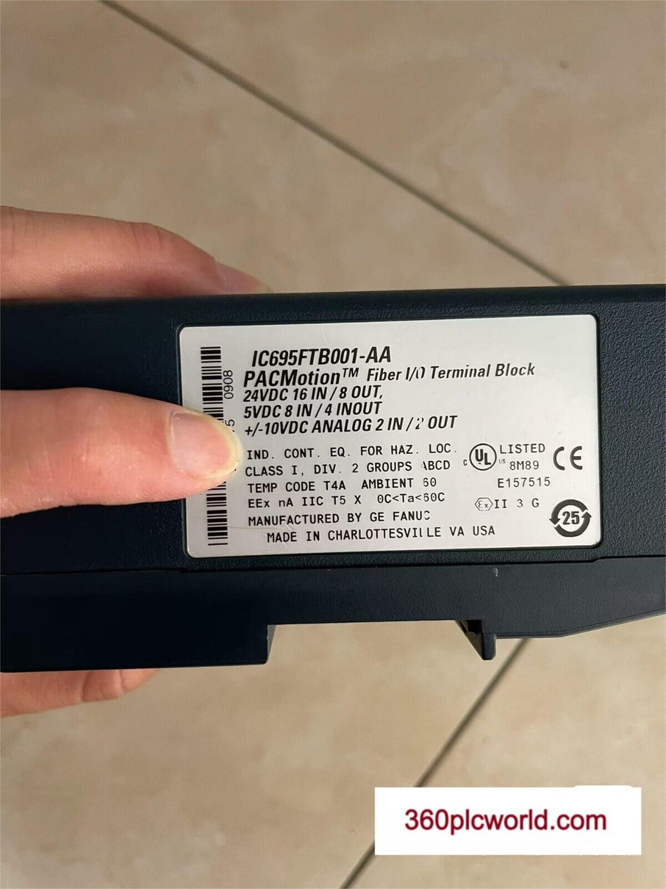 1 PC PARA GE IC695FTB001-AA USADO IC695FTB001AA