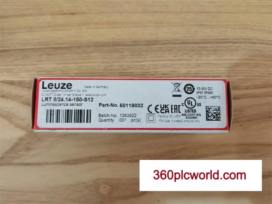 1 件适用于 Leuze LRT 8/24.14-150-S12 全新 LRT 8/24.14150S12