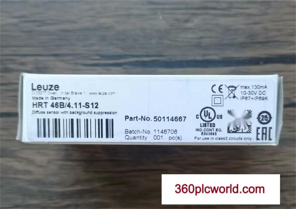 1 件适用于 Leuze HRT46B/4.11-S12 全新 HRT46B/4.11S12
