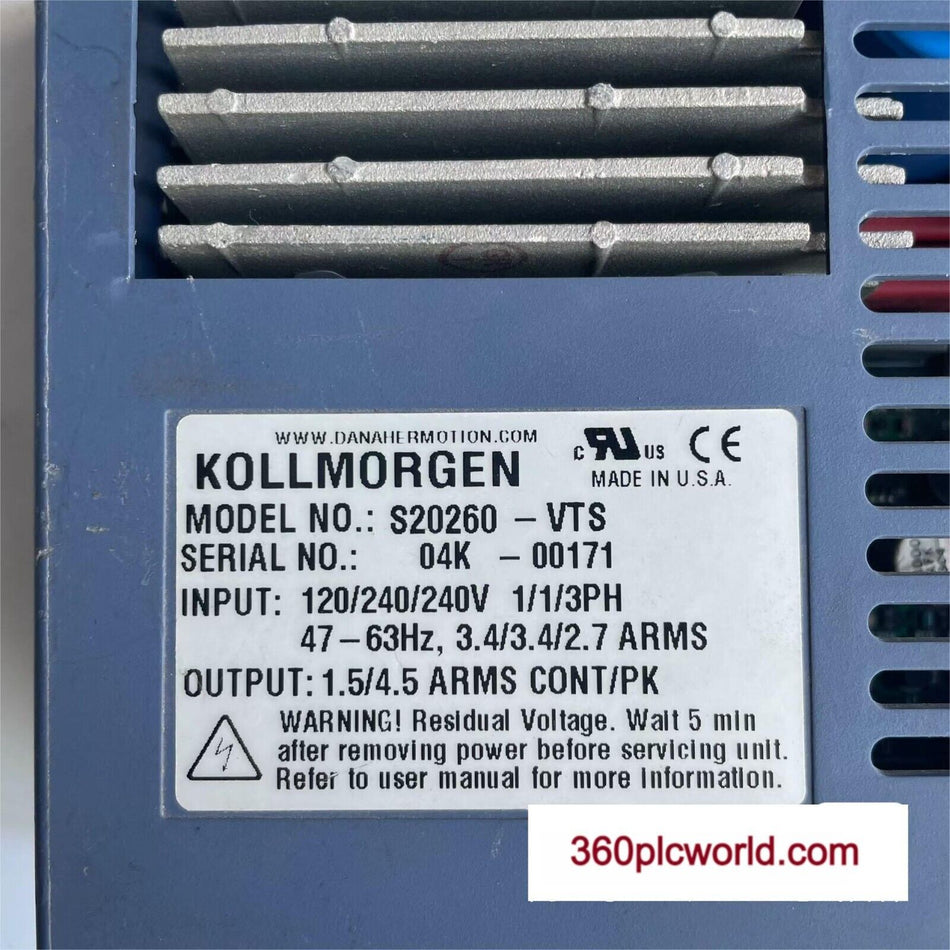 1PC FOR KOLLMORGEN S20260-VTS USED S20260VTS