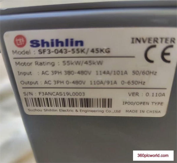 1PC FOR Shihlin SF3-043-55K/45KG USED SF304355K/45KG