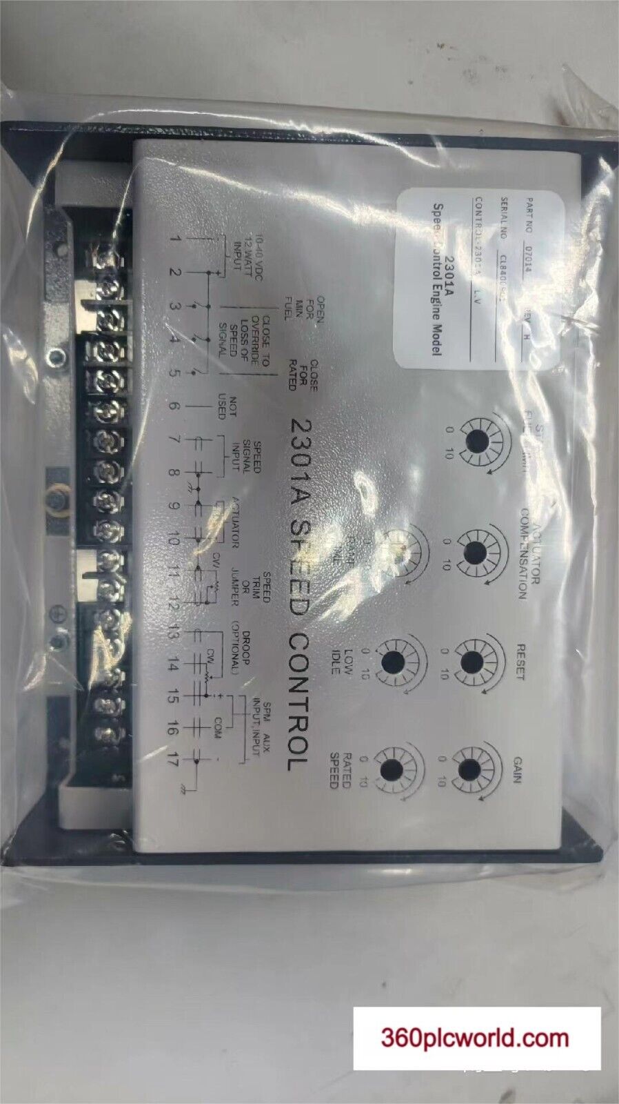 1 PC PARA WoodWard 9907-014 2301A NOVO 9907014 2301A