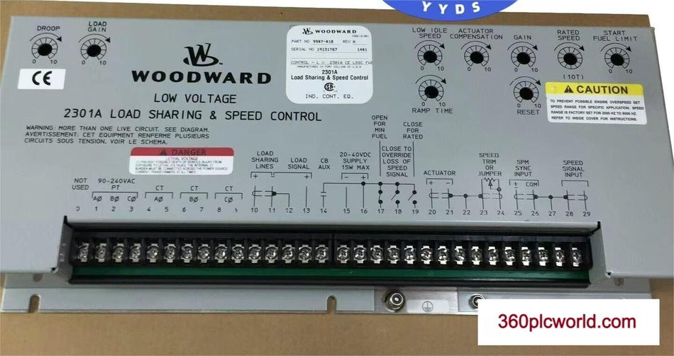 1PC FOR WoodWard 9907-018 USED mx4