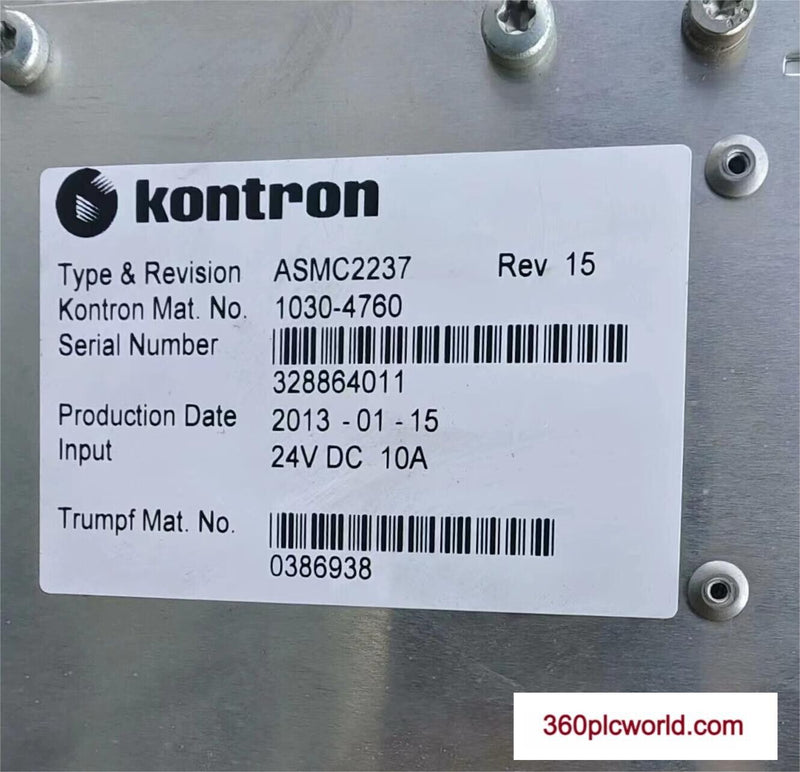 1PC FOR KONTRON ASMC2237  REV15 USED