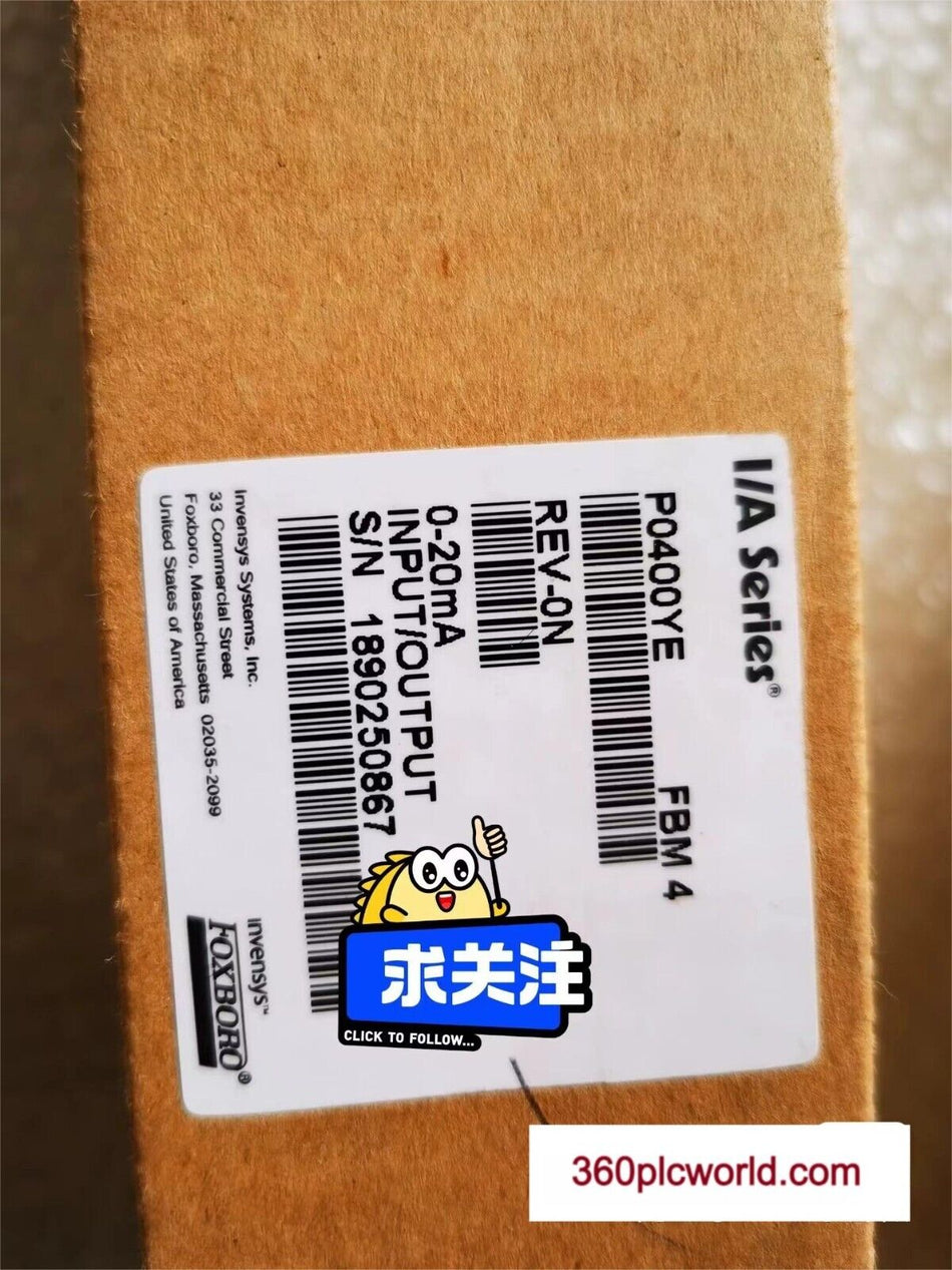 1 件适用于 Foxboro P0400YE FBM4 全新