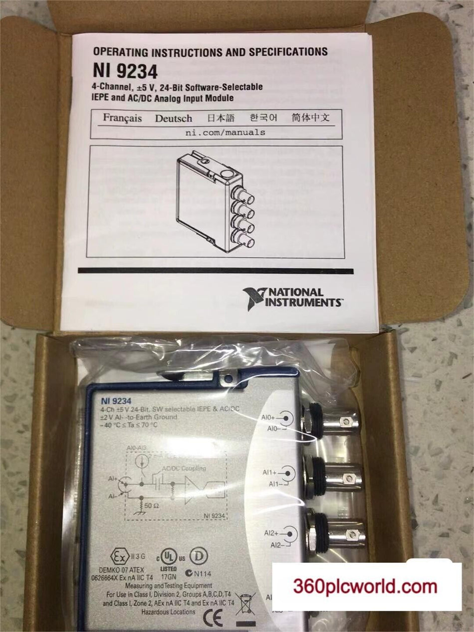 1 件适用于 National Instruments NI-9234 全新 mx4 