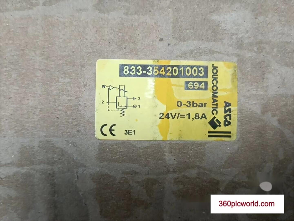 1 件适用于 ASCO 833-354201003 全新 833354201003 