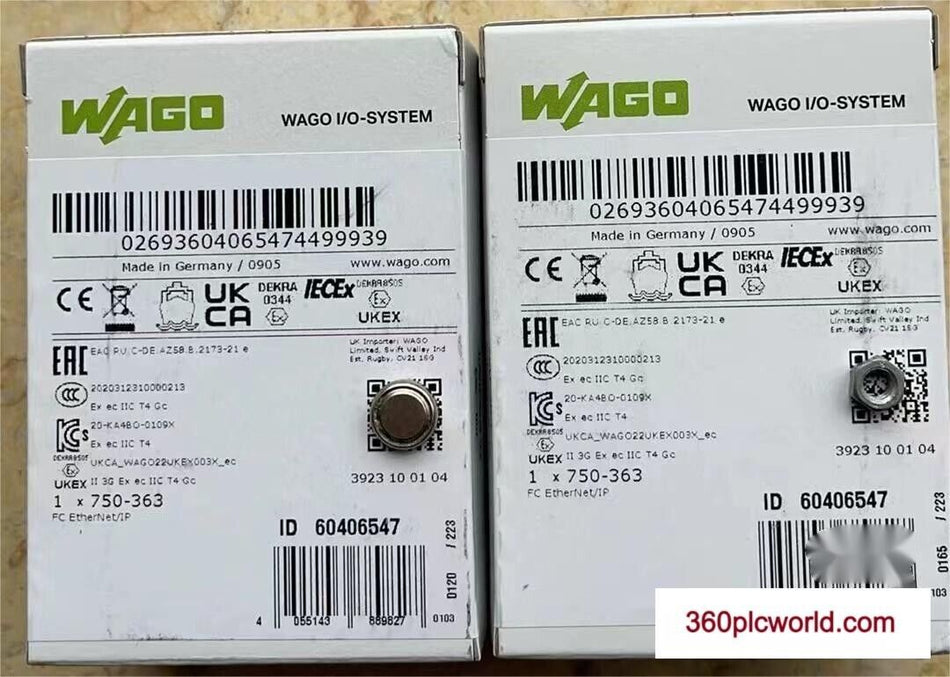 1 PEÇA PARA WAGO 750-363 NOVO 750363