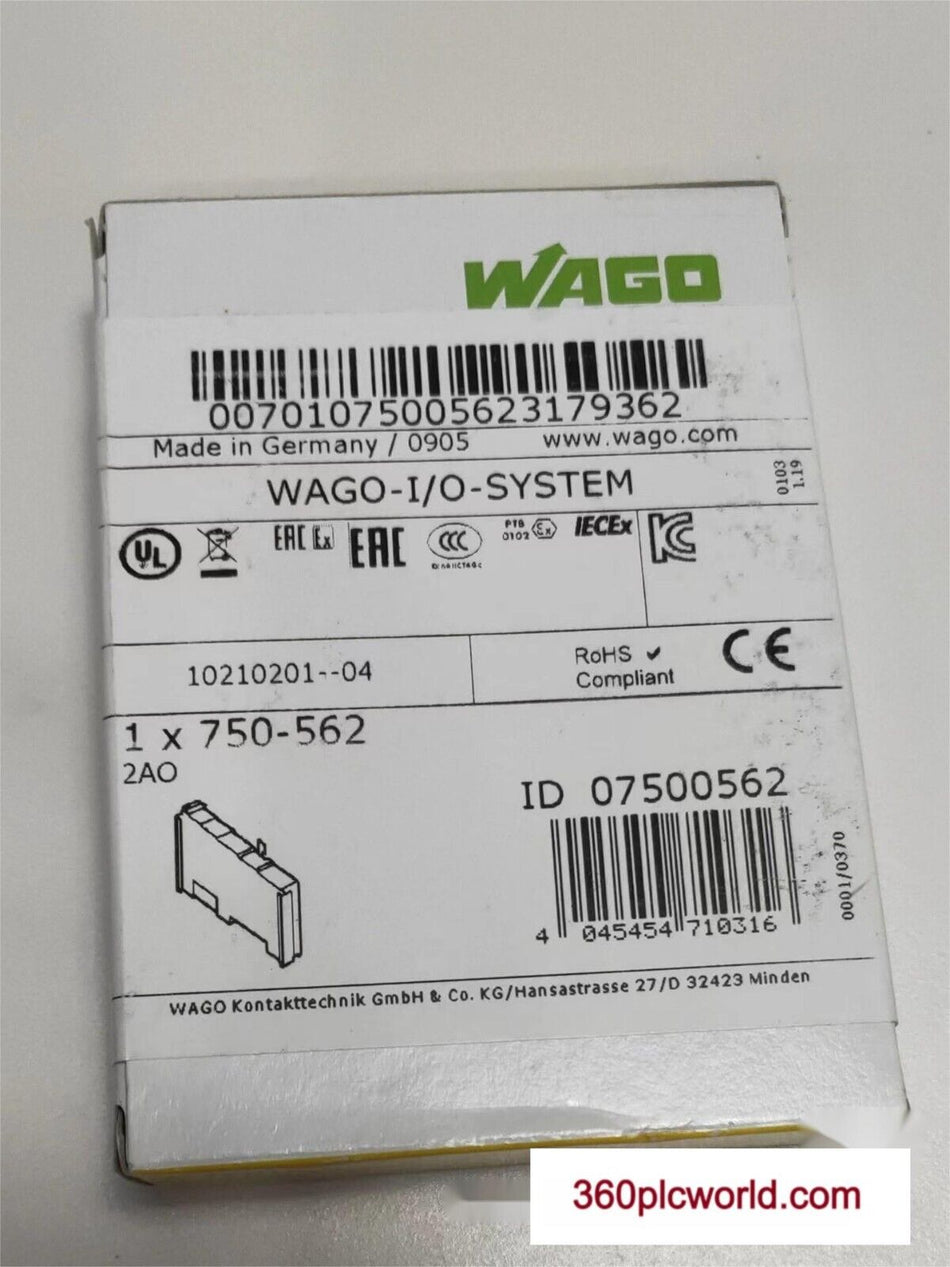 1 件适用于 WAGO 750-562 全新 750562 