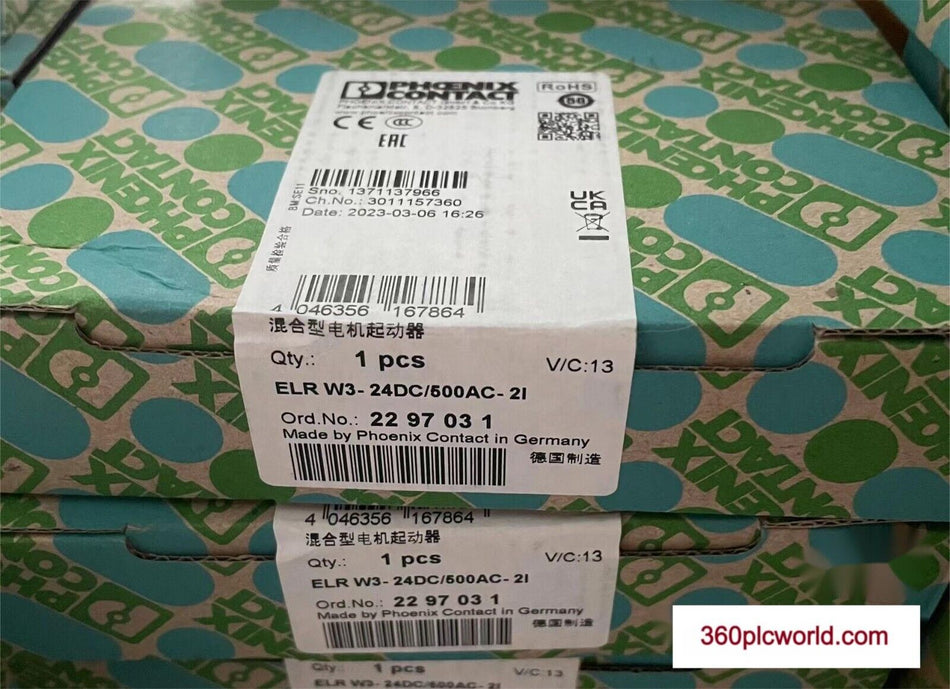 1 件适用于菲尼克斯 ELR W3- 24DC/500AC- 2I 全新 ELR W3 24DC/500AC 2I 