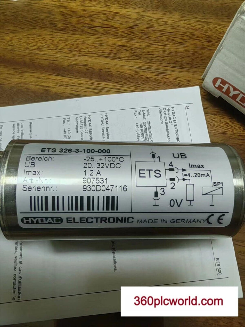 1 件适用于贺德克 ETS326-3-100-000 全新 ETS3263100000 