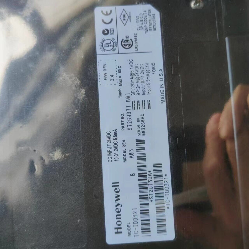 1PC 适用于 HONEYWELL TC-IDD321/B 二手 TCIDD321/B 有现货 A-1-4-009