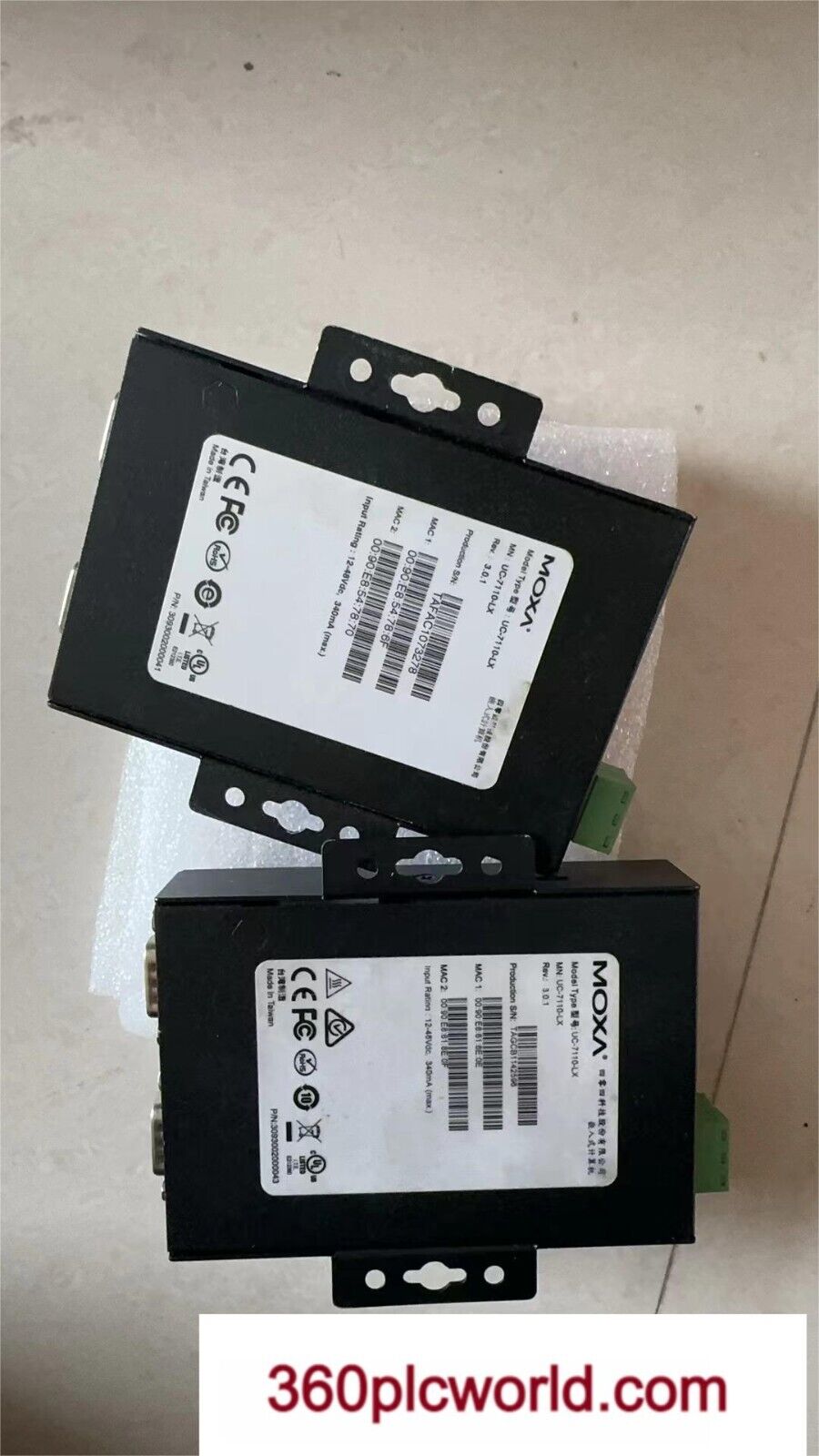 1 PC PARA MOXA UC-7110LX USADO UC7110LX em stock C-21-3-001