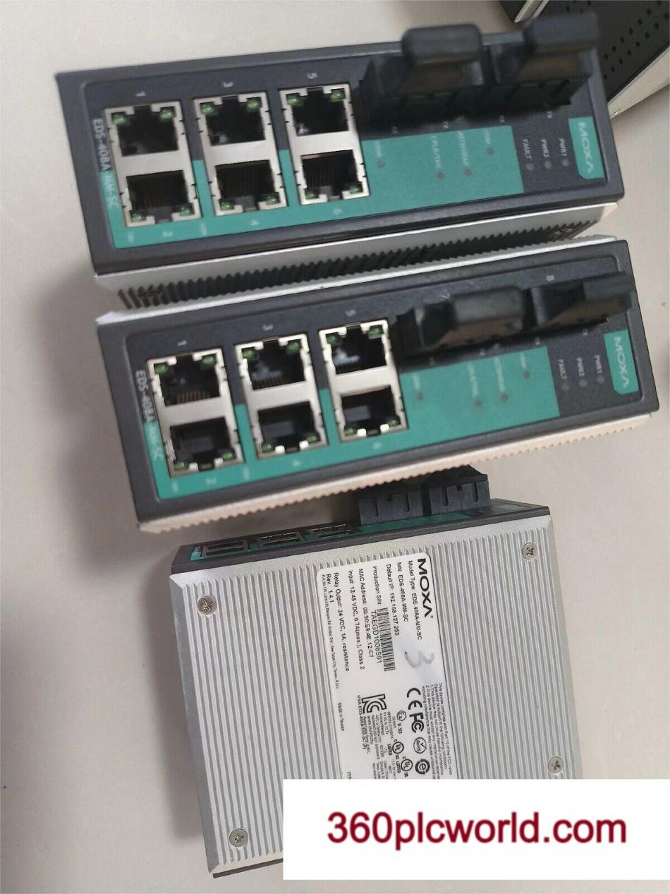 1 件适用于 MOXA EDS-408A-MM-SC 二手 EDS408AMMSC 