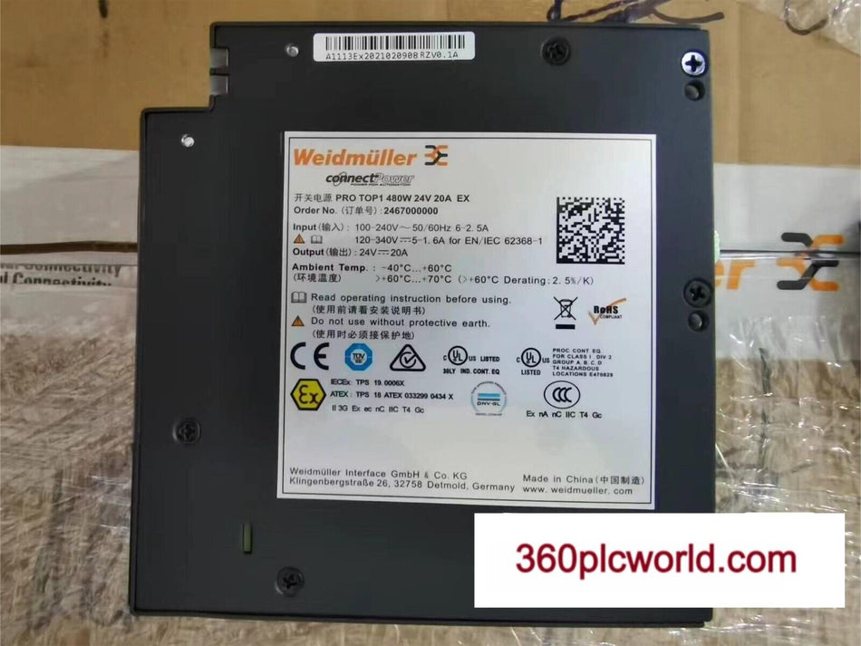 1PC 适用于魏德米勒 2467000000 全新