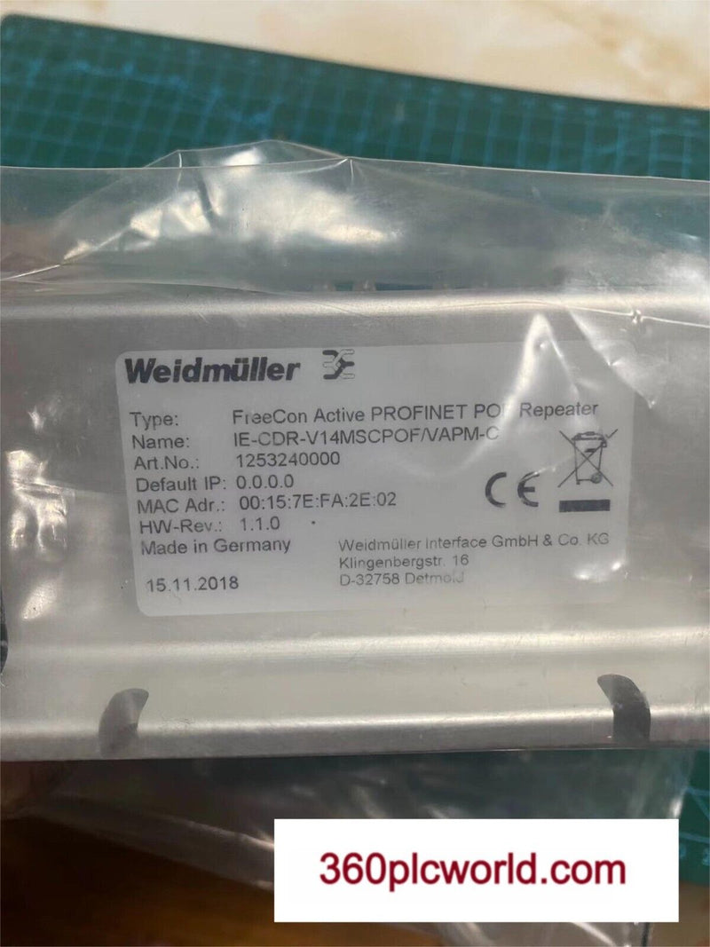 1PC FOR Weidmuller 1253240000 NEW