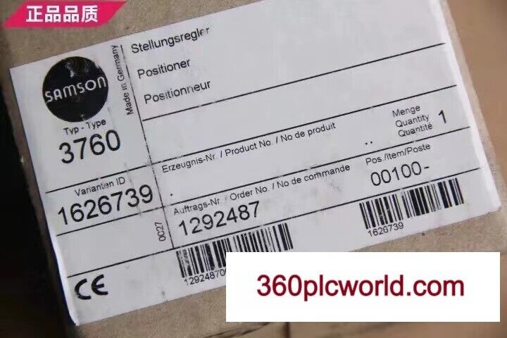 1PC FOR SAMSON 3760-0012110.02 NEW 37600012110.02