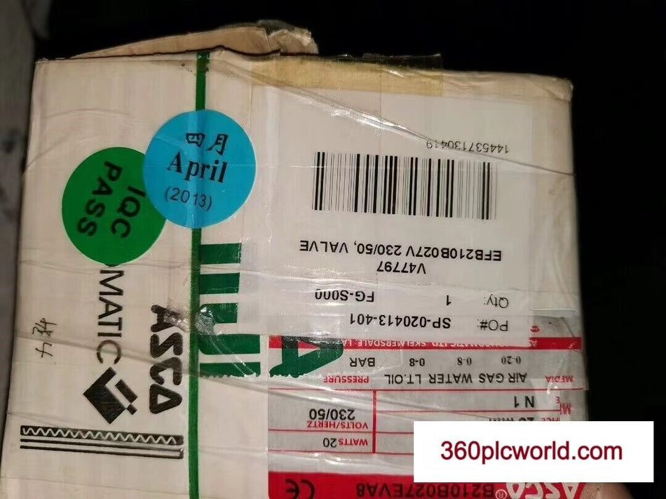 1 件适用于 ASCO EF B210B027V 全新