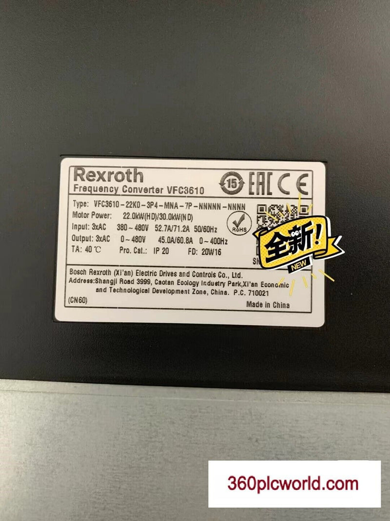 1PC FOR REXROTH VFC3610-22K0-3P4-MNA-7P-NNNNN-NNNN NEW VFC361022K03P4MNA7PNNNNNN