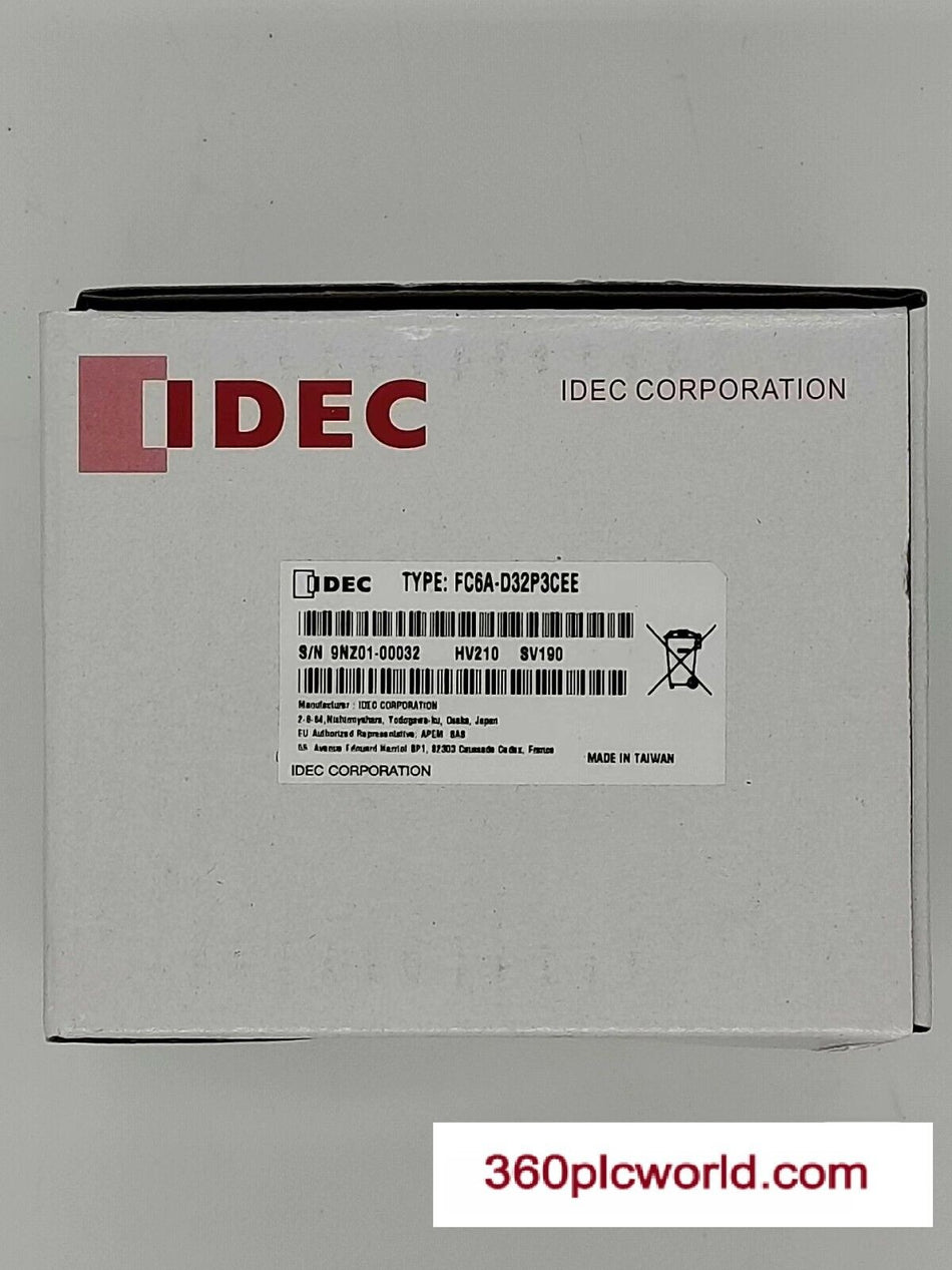 1 件适用于 IDEC FC6A-D32P3CEE 全新 FC6AD32P3CEE 