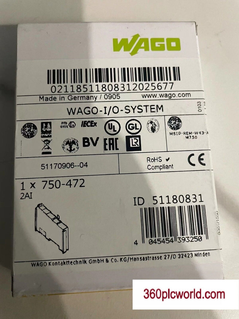 1PC FOR WAGO 750-472 NEW 750472