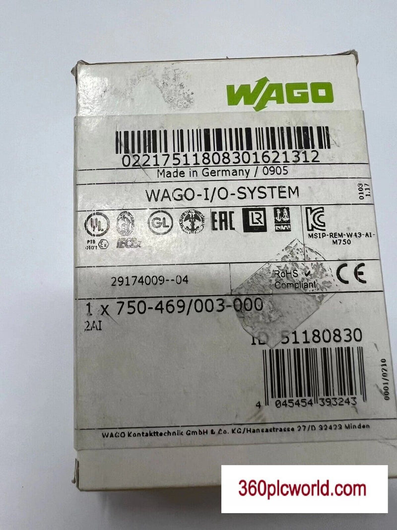 1PC FOR WAGO 750-469/003-000 NEW 750469/003000