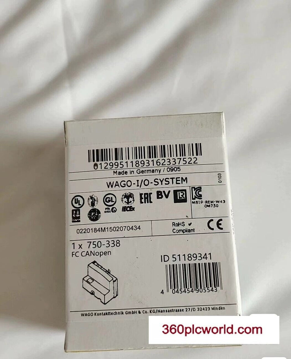 1 PEÇA PARA WAGO 750-338 NOVO 750338