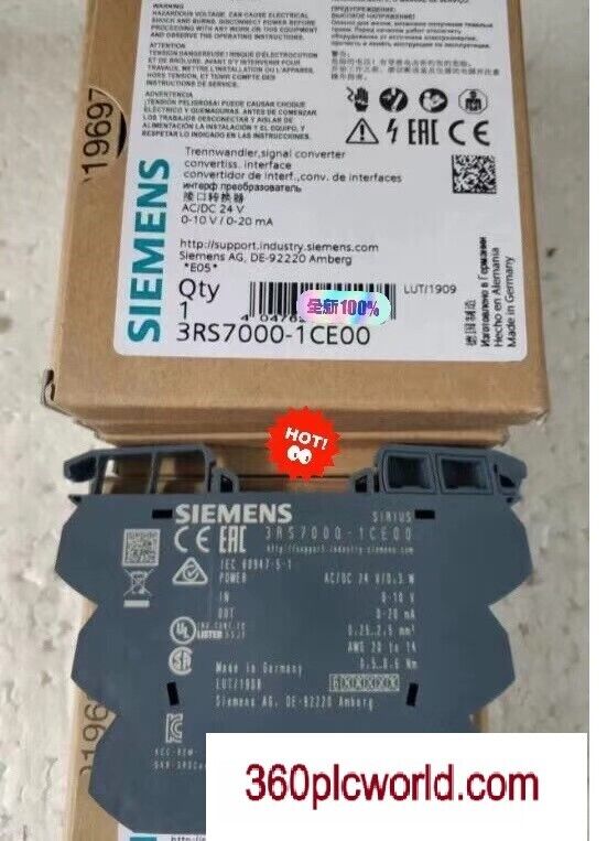1 件适用于西门子 3RS1700-1CD00 全新 3RS17001CD00