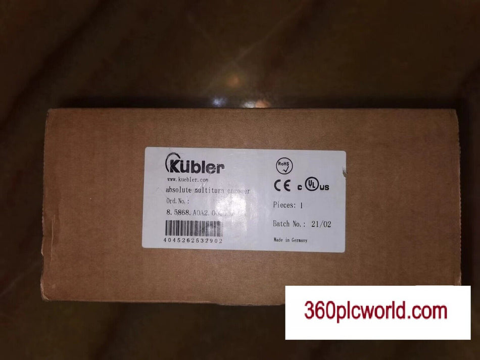 1 件适用于 Kubler 8.5868.1231.3112 全新
