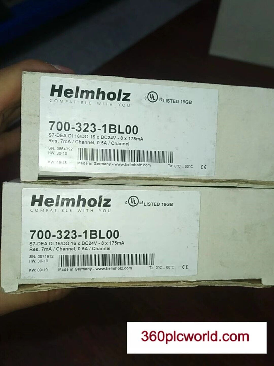 1 件适用于 Helmholz 700-323-1BL00 全新 7003231BL00 