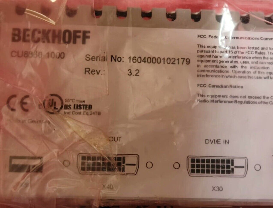 10 件适用于 BECKHOFF CU8860-1000 全新 CU88601000 墨西哥现货