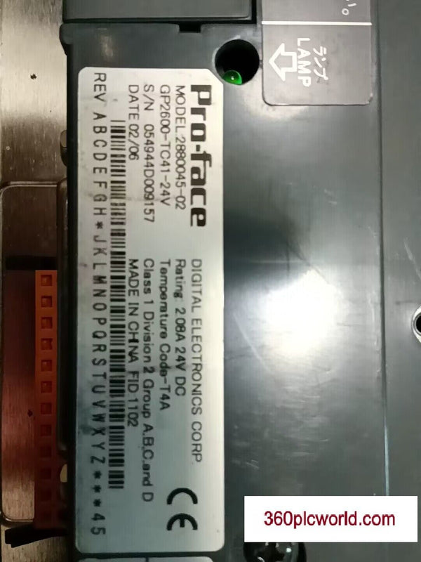 1PC FOR Proface GP2600-TC41-24V USED GP2600TC4124V