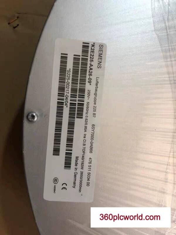 1 PC PARA Ebmpapst 6SY7000-0AB66 Novo mx1 