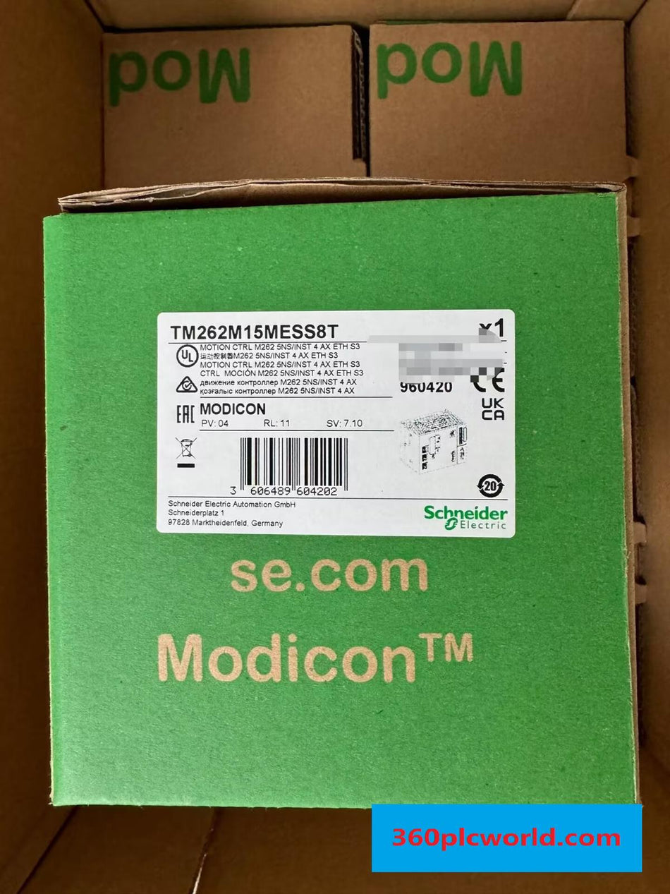 1 PCS PARA Schneider TM262M15MESS8T novo