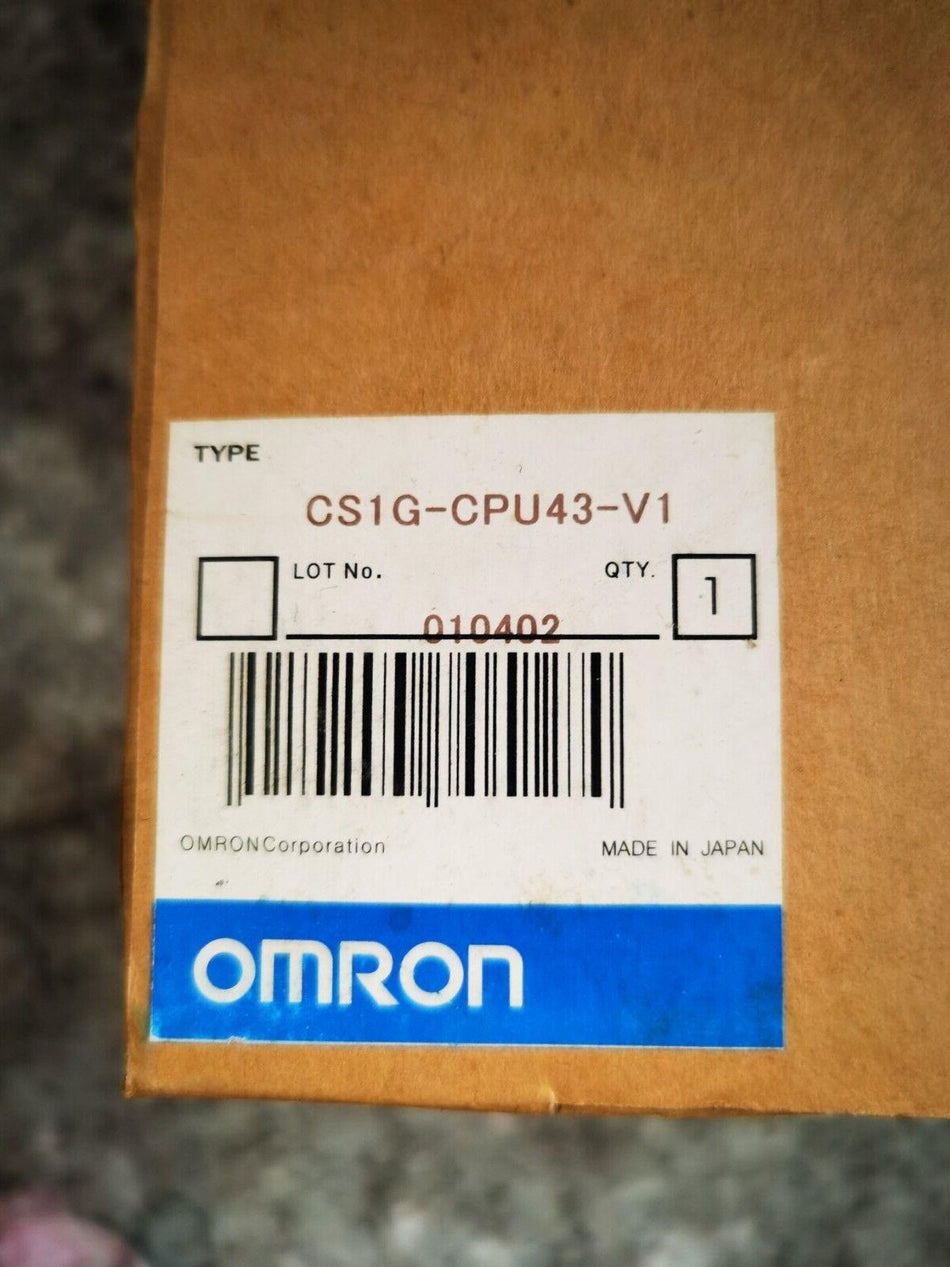 1PC para OMRON CS1G-CPU43-V1 novo CS1GCPU43V1 em A-4-2-002 