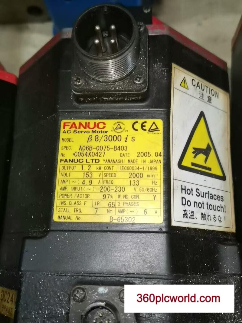 1PC FOR FANUC A06B-0075-B403 used