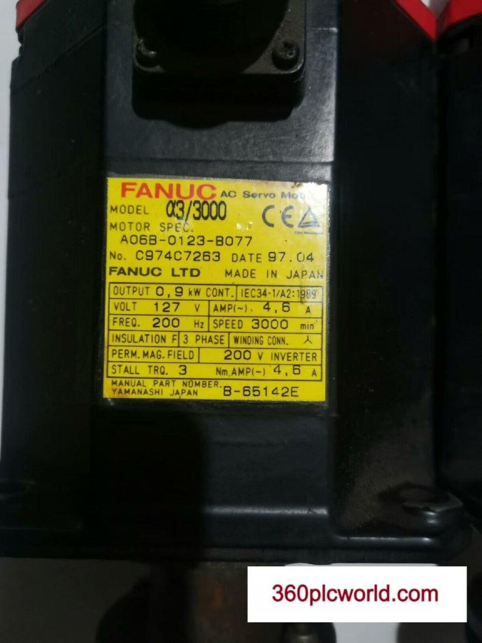 1PC FOR FANUC A06B-0123-B077 used