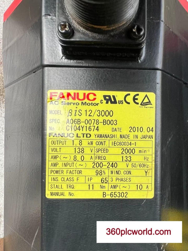1PC FOR FANUC A06B-0078-B003 used