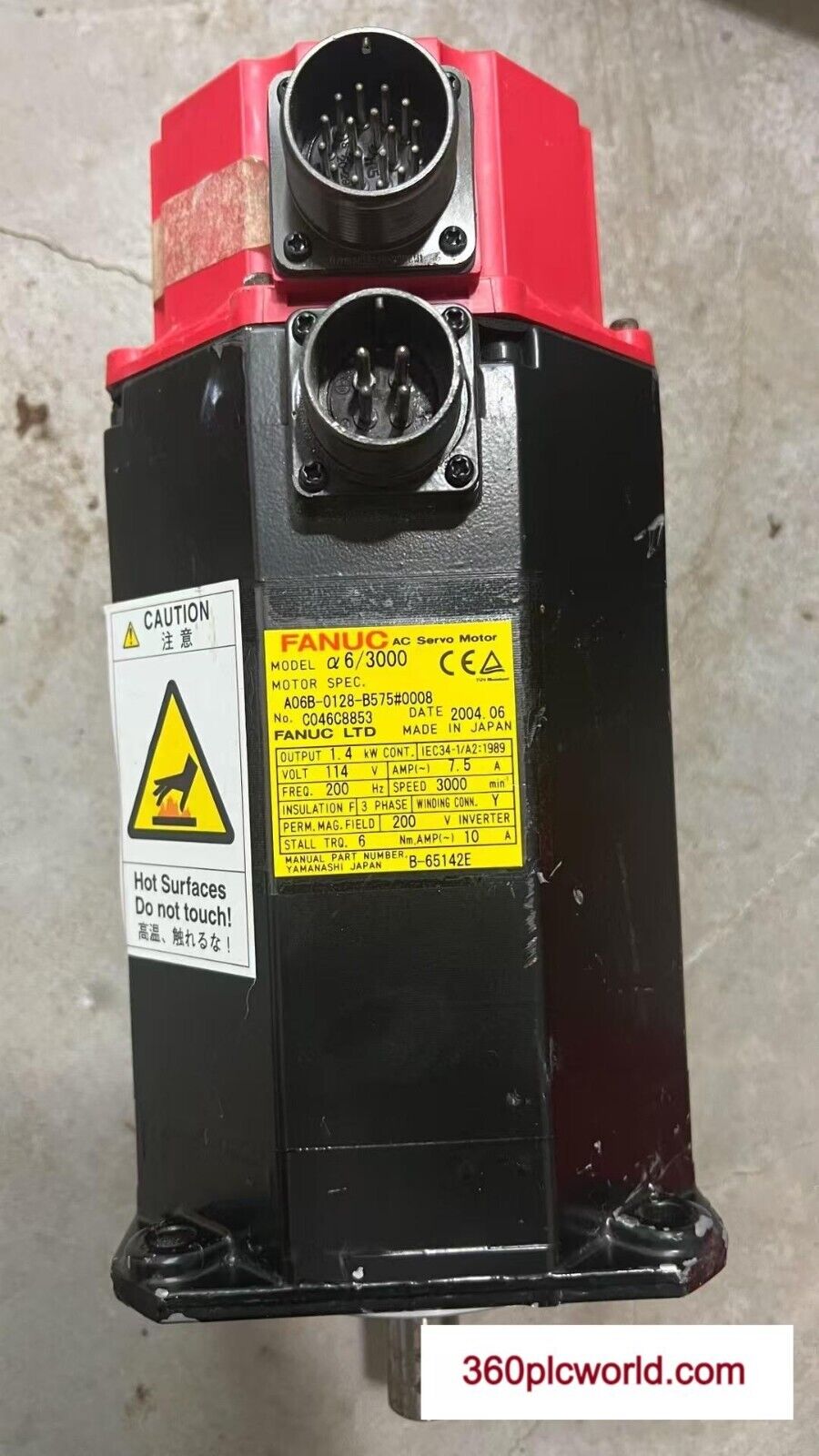 1 peça para FANUC A06B-0128-B575#0008 usado