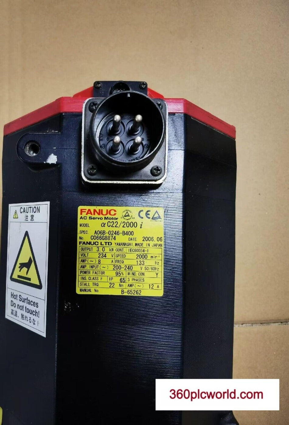 1 PC PARA FANUC A06B-0246-B400 usado 