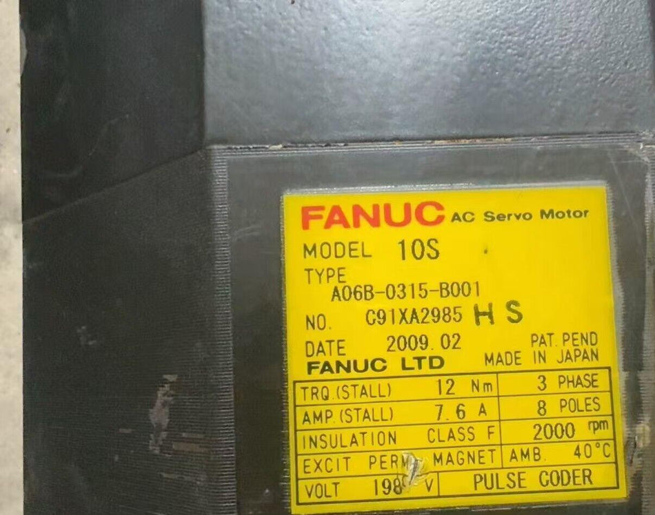 1 PC PARA FANUC A06B-0315-B001 usado 