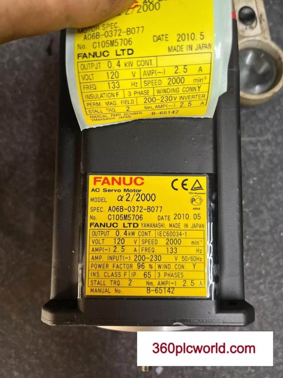 1 PC PARA FANUC A06B-0372-B077 usado 