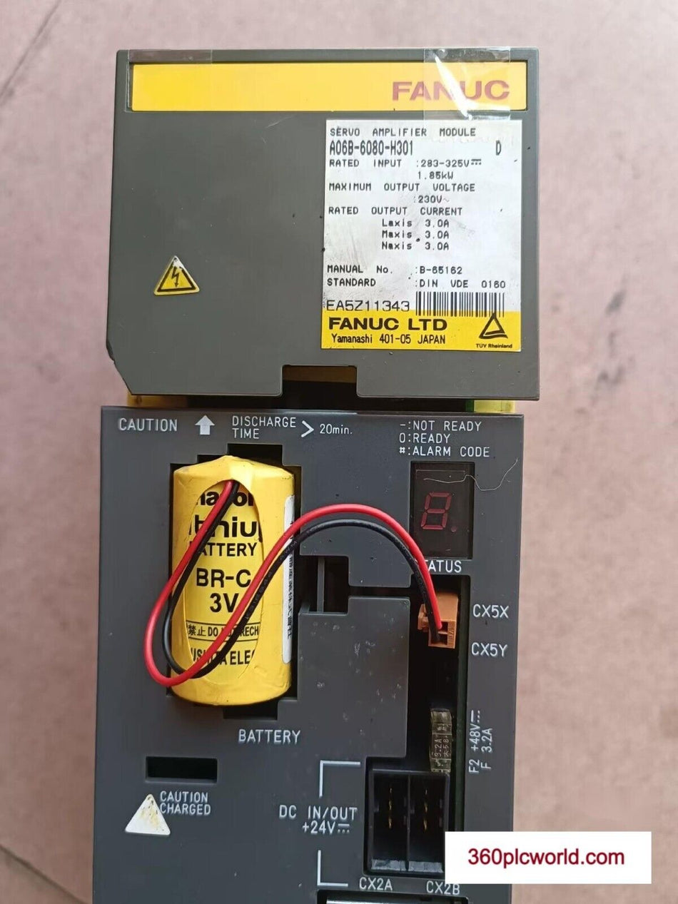 1PC FOR FANUC A06B-6080-H301 used